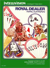 Box cover for Royal Dealer on the Mattel Intellivision.