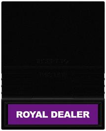 Cartridge artwork for Royal Dealer on the Mattel Intellivision.