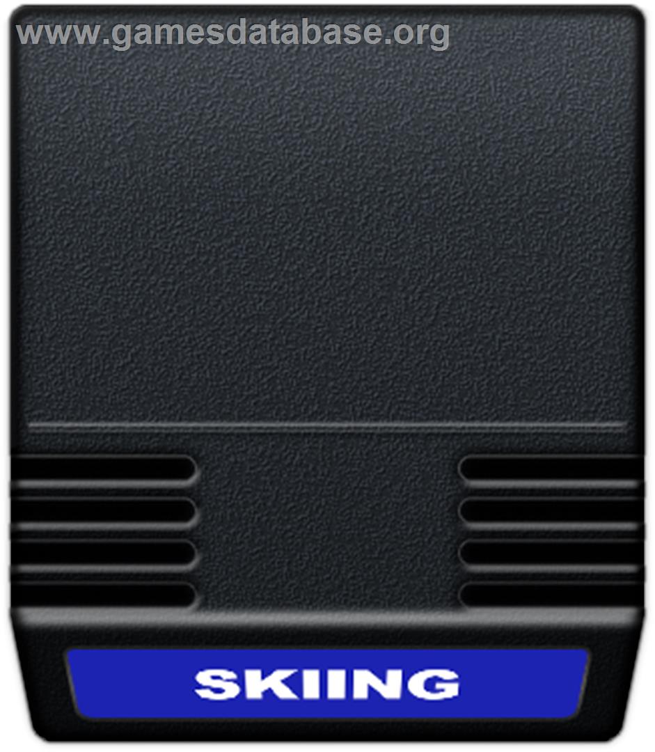 U.S. Ski Team Skiing - Mattel Intellivision - Artwork - Cartridge