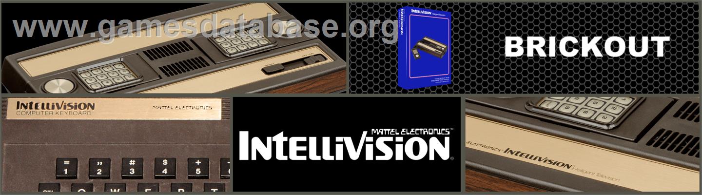 Brickout - Mattel Intellivision - Artwork - Marquee