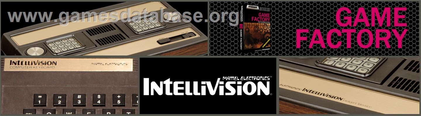 Game Factory - Mattel Intellivision - Artwork - Marquee