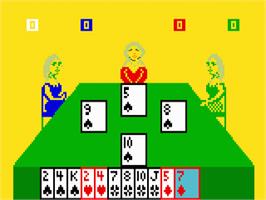 In game image of Royal Dealer on the Mattel Intellivision.