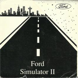 Box cover for Ford Simulator II on the Microsoft DOS.