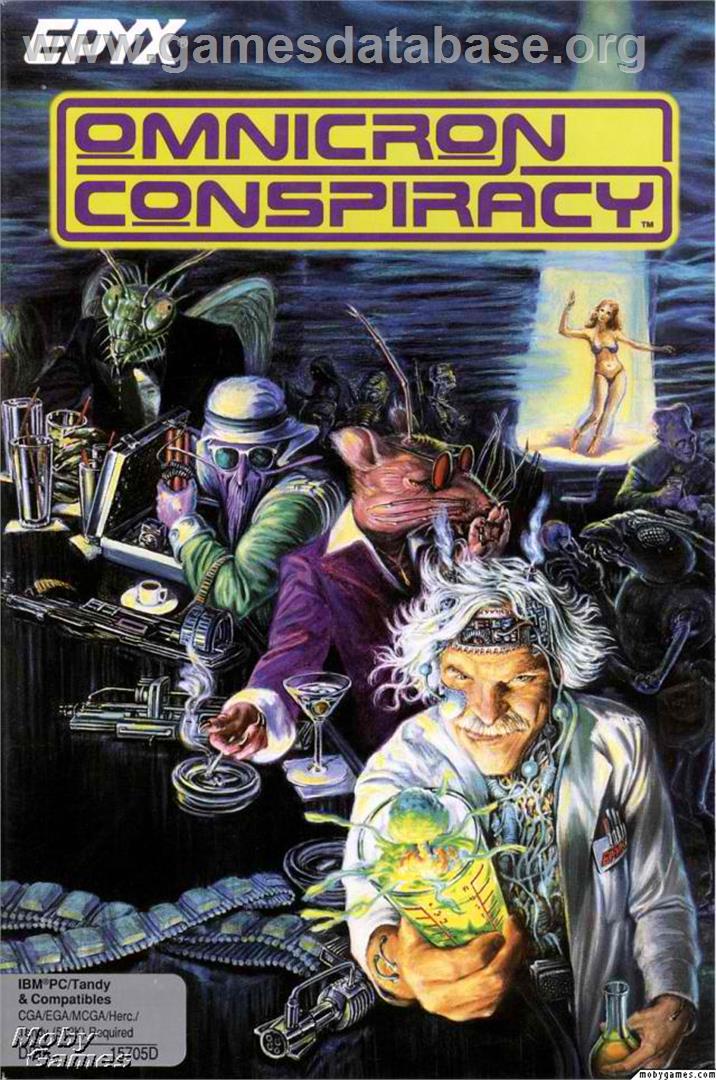 Omnicron Conspiracy - Microsoft DOS - Artwork - Box