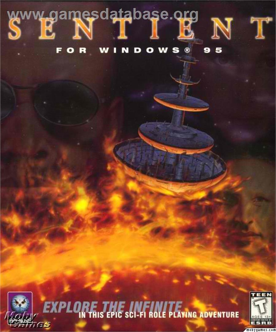 Sentient - Microsoft DOS - Artwork - Box