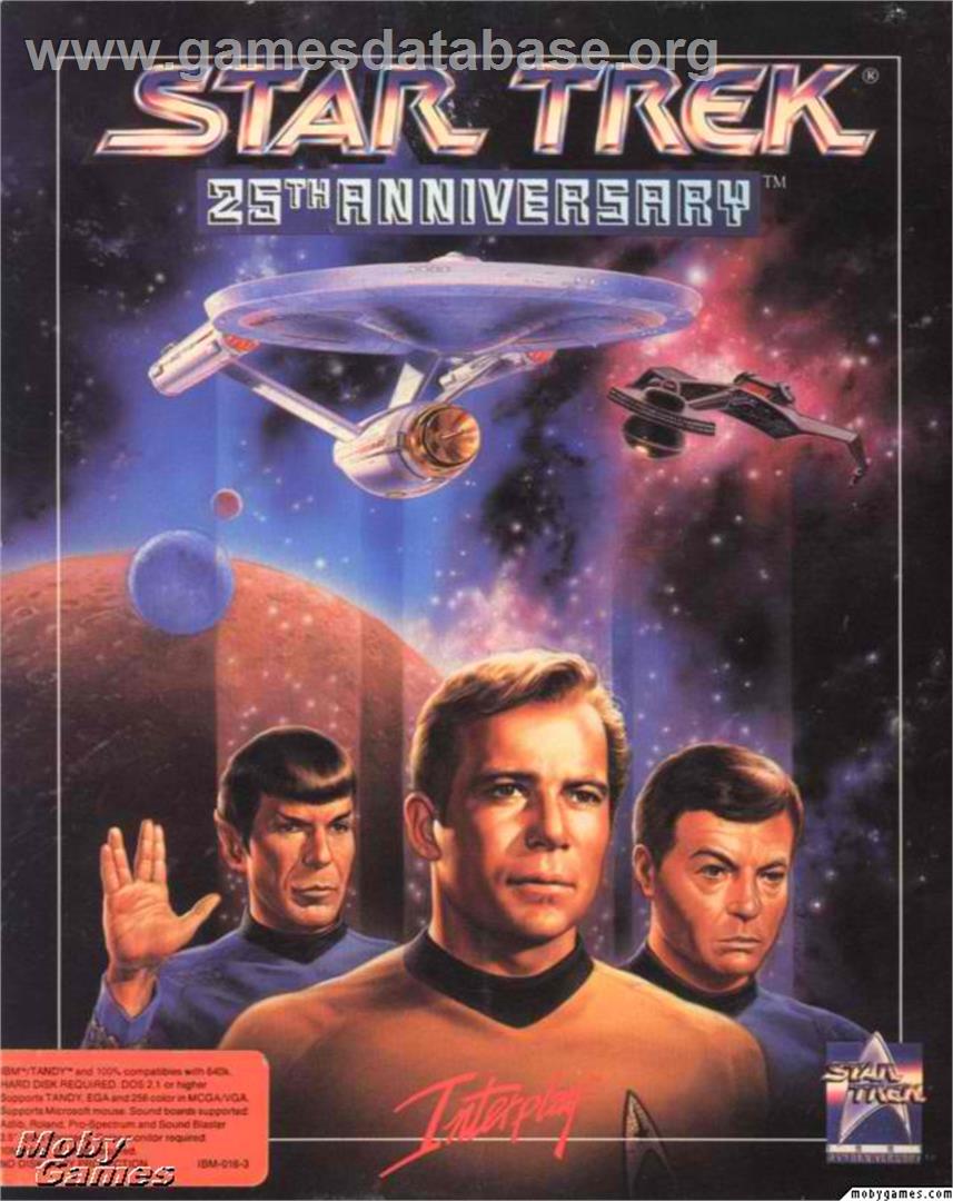 Star Trek - 25th Anniversary - Microsoft DOS - Artwork - Box