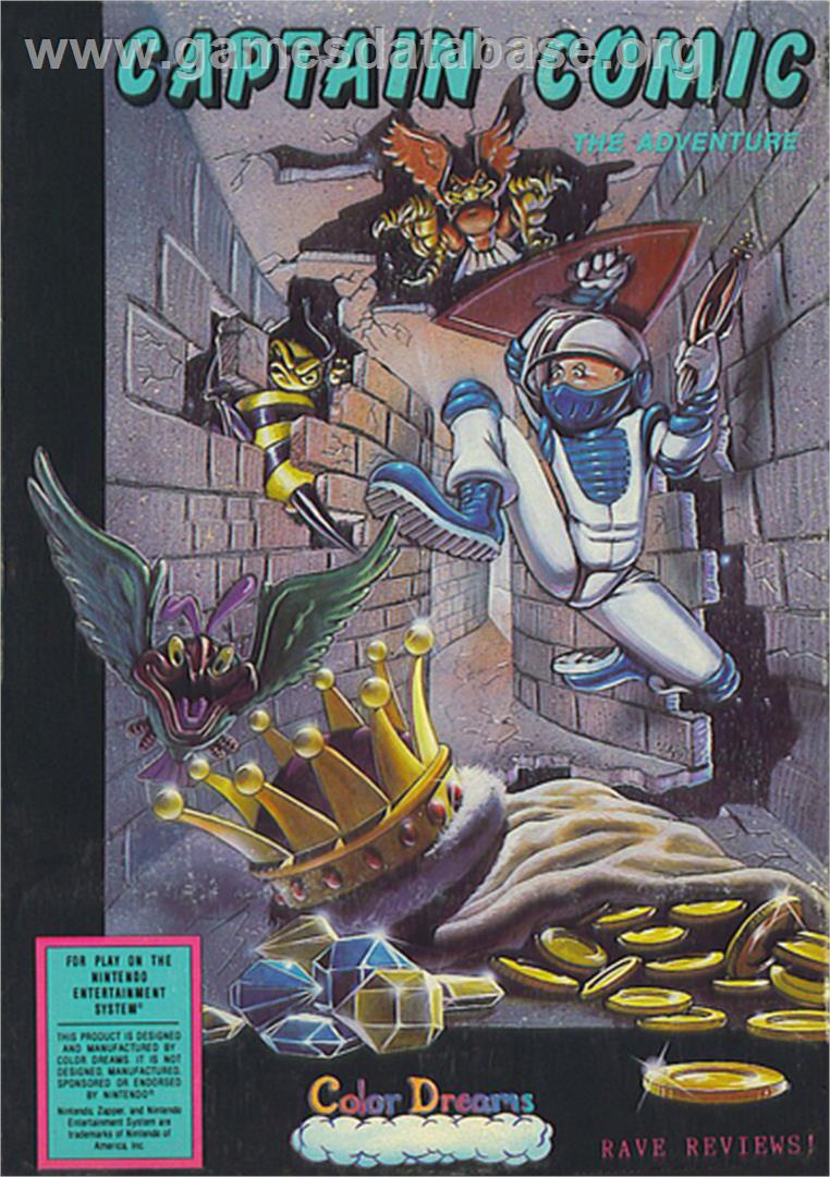 The Adventures of Captain Comic - Microsoft DOS - Artwork - Box