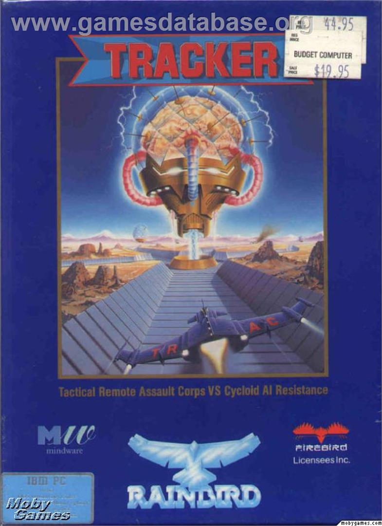 Tracker - Microsoft DOS - Artwork - Box