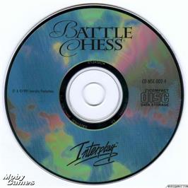 Artwork on the Disc for Battle Chess Enhanced on the Microsoft DOS.