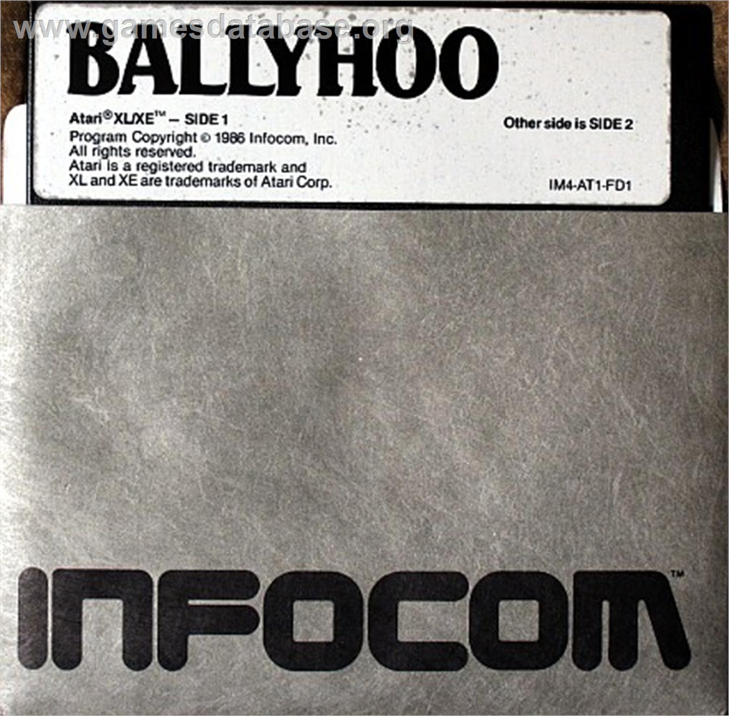 Ballyhoo - Microsoft DOS - Artwork - Disc