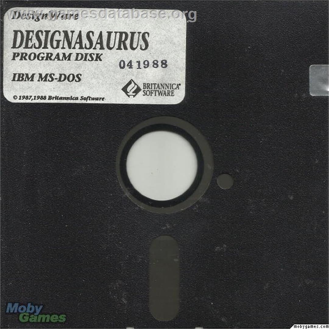 Designasaurus - Microsoft DOS - Artwork - Disc