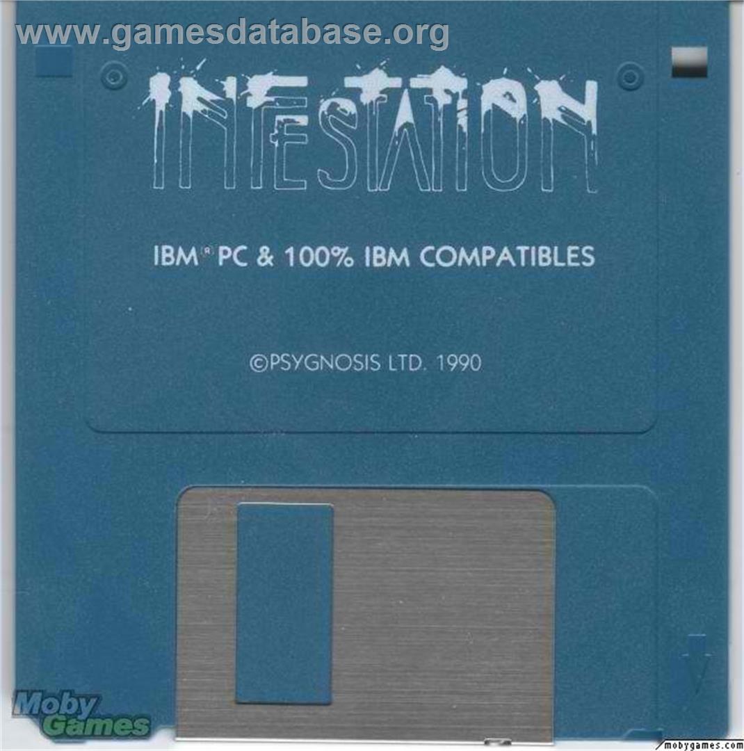Infestation - Microsoft DOS - Artwork - Disc