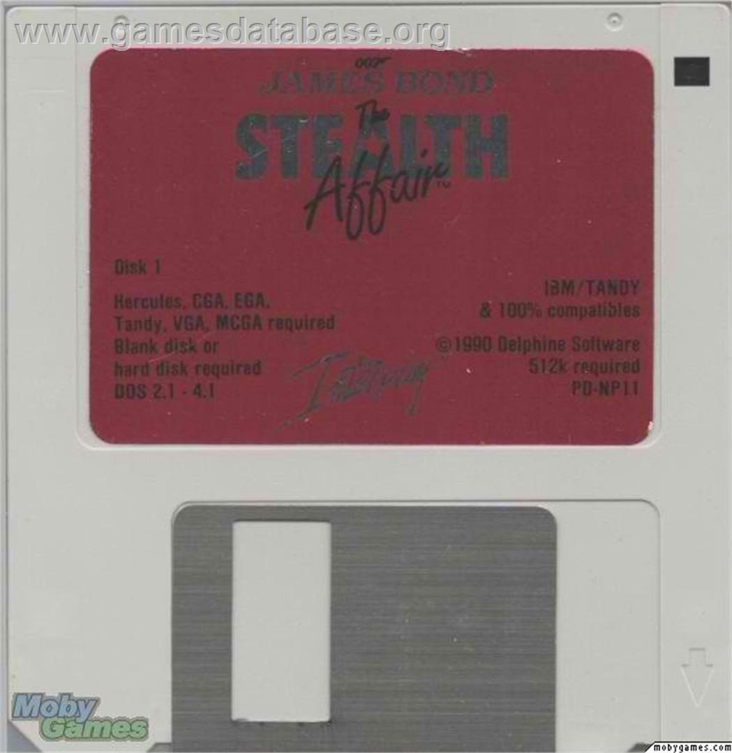 James Bond 007 - The Stealth Affair - Microsoft DOS - Artwork - Disc