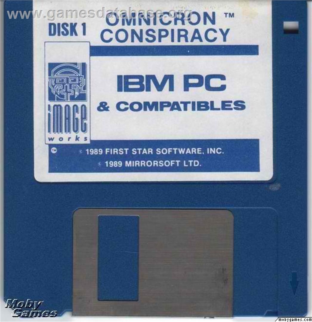 Omnicron Conspiracy - Microsoft DOS - Artwork - Disc