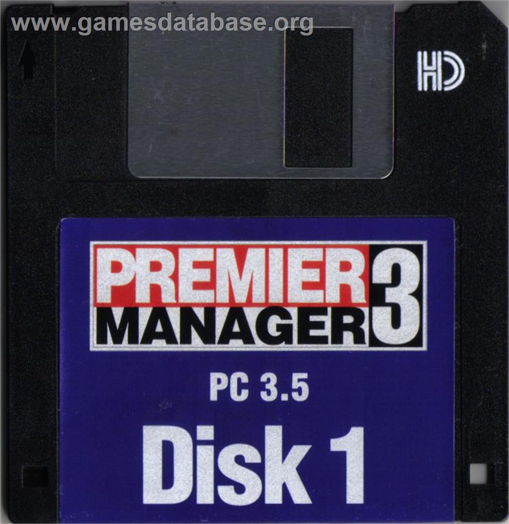 Premier Manager 3 - Microsoft DOS - Artwork - Disc
