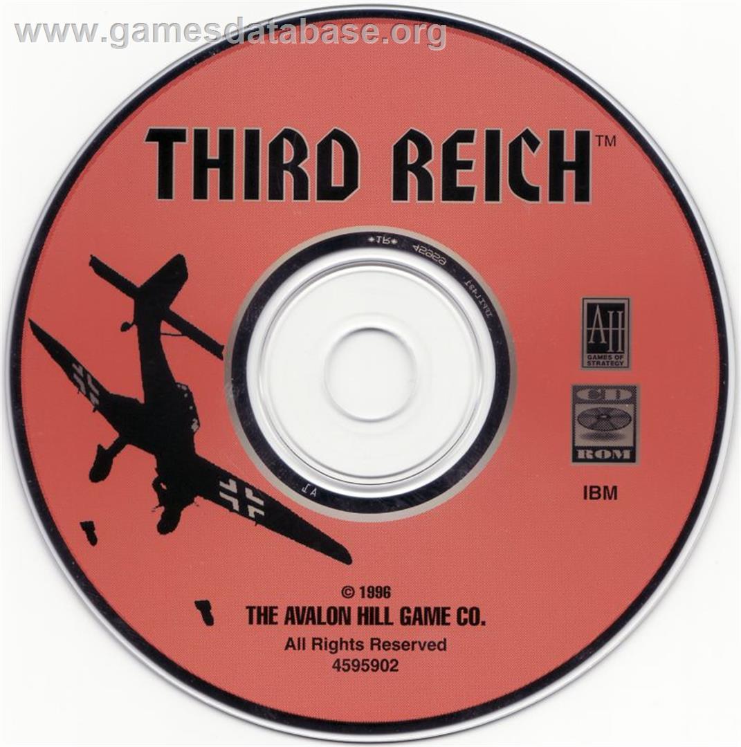 Third Reich - Microsoft DOS - Artwork - Disc