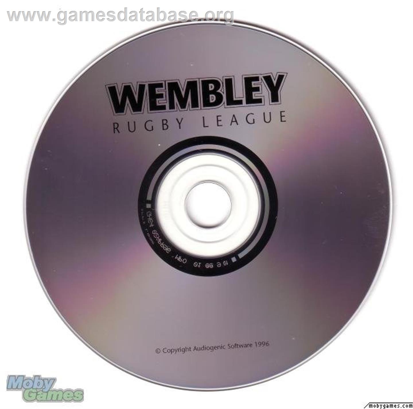 Wembley Rugby League - Microsoft DOS - Artwork - Disc