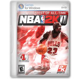 Box cover for NBA 2K11 on the Microsoft Windows.