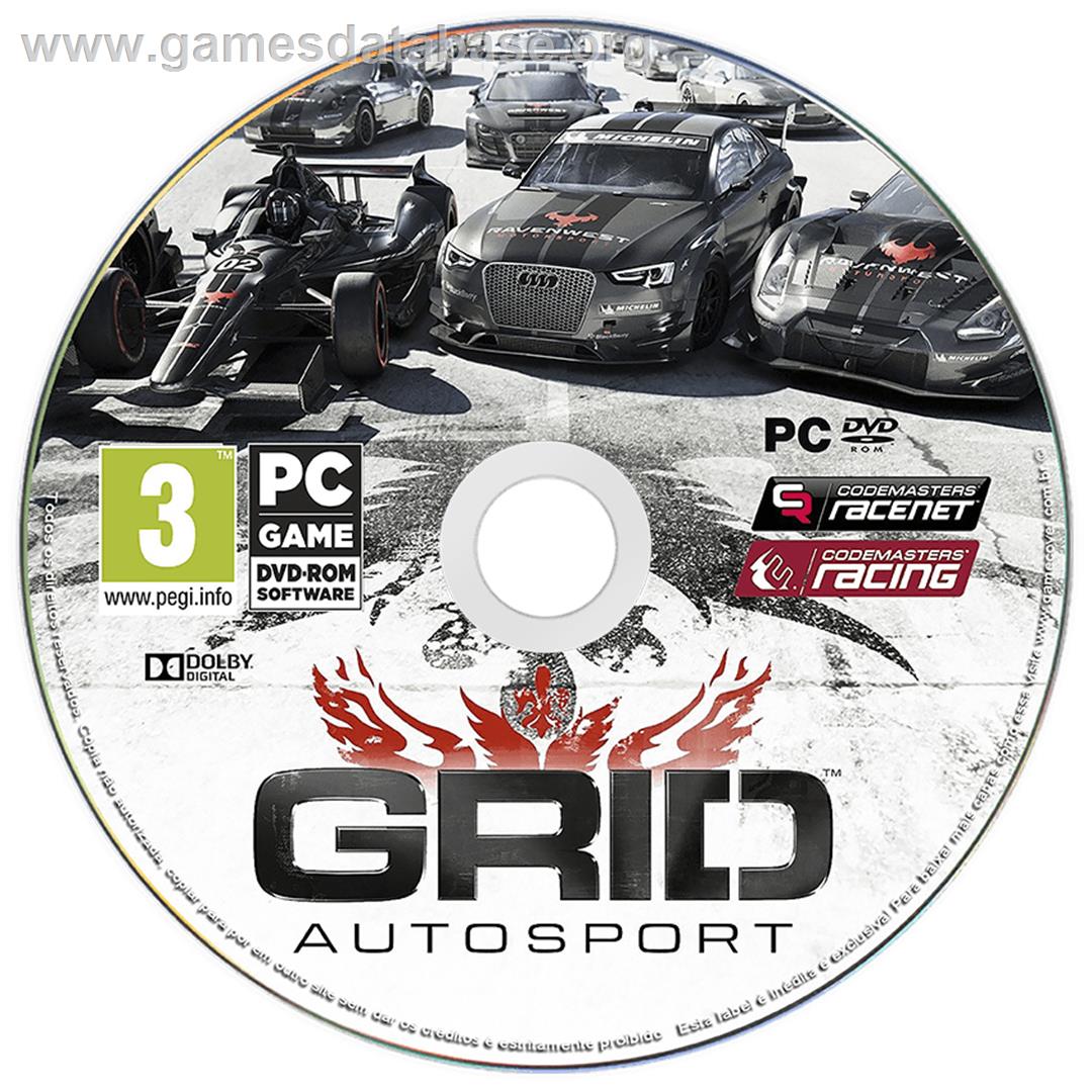 GRID Autosport - Microsoft Windows - Artwork - Disc