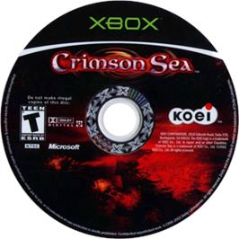 Artwork on the CD for Crimson Sea on the Microsoft Xbox.