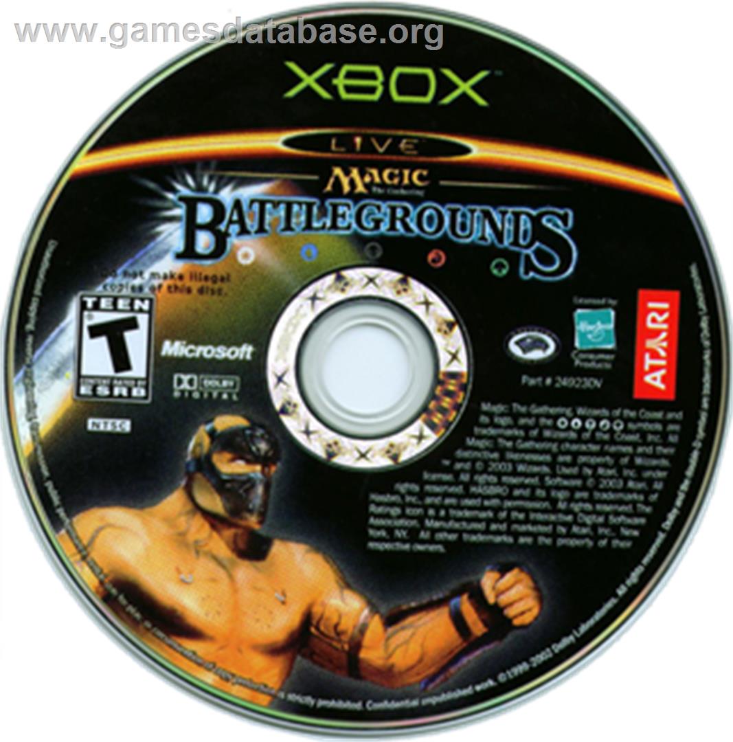 Magic the Gathering - Battlegrounds - Microsoft Xbox - Artwork - CD