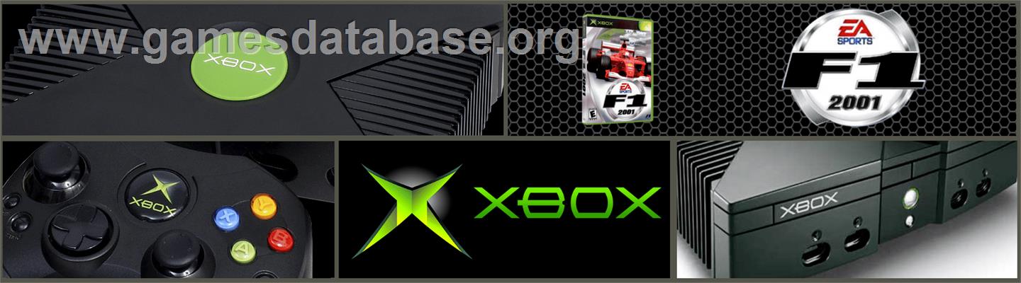 F1 2001 - Microsoft Xbox - Artwork - Marquee