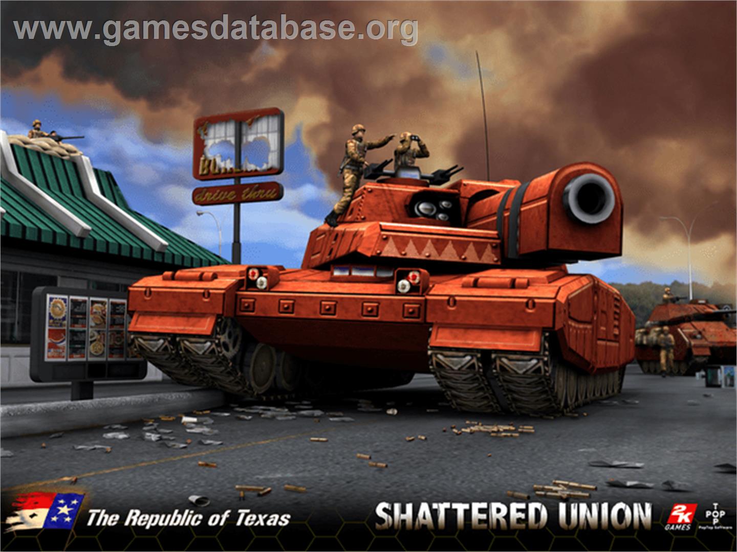 Shattered Union Microsoft Xbox Artwork Title Screen