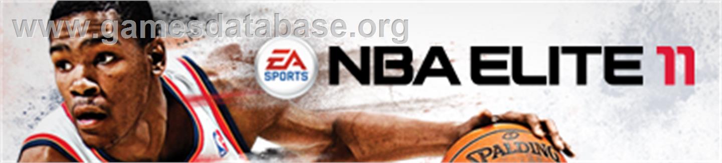 NBA ELITE 11 - Microsoft Xbox 360 - Artwork - Banner