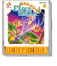 Box cover for Esper Dream on the Nintendo Famicom Disk System.