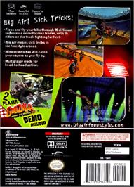 Box back cover for Big Air FreeStyle on the Nintendo GameCube.