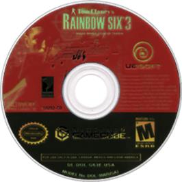 Artwork on the Disc for Tom Clancy's Rainbow Six 3: Raven Shield on the Nintendo GameCube.