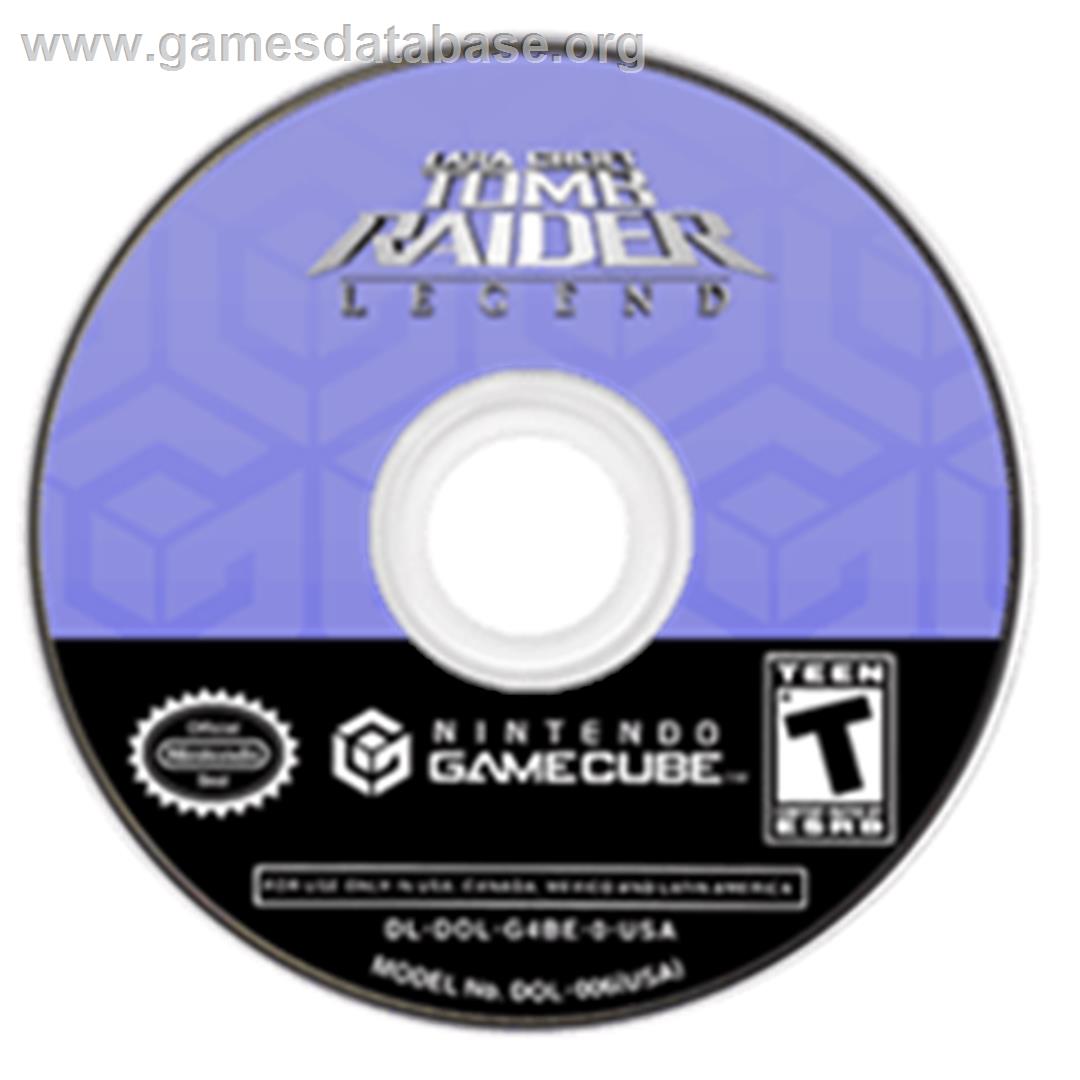 Lara Croft Tomb Raider Legend Nintendo Gamecube Artwork Disc