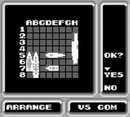 In game image of Radar Mission on the Nintendo Game Boy.