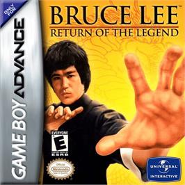 Box cover for Bruce Lee: Return of the Legend on the Nintendo Game Boy Advance.