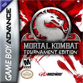 Box cover for Mortal Kombat: Tournament Edition on the Nintendo Game Boy Advance.