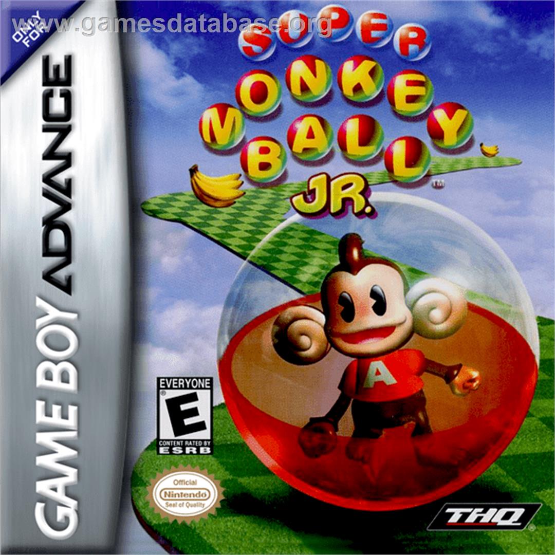 Super Monkey Ball Jr. - Nintendo Game Boy Advance - Artwork - Box