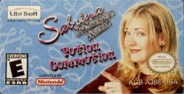 Top of cartridge artwork for Sabrina, the Teenage Witch: Potion Commotion on the Nintendo Game Boy Advance.