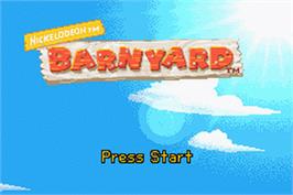 Title screen of Berry Tree on the Nintendo Game Boy Advance.