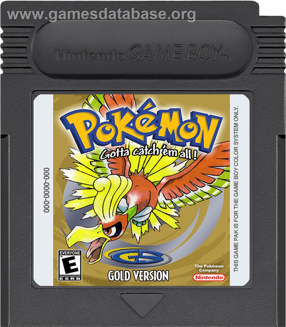 Pokemon Gold Version (Nintendo Game Boy Color, 2000) for sale