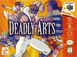 Box cover for Deadly Arts on the Nintendo N64.