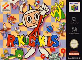 Box cover for Rakugakids on the Nintendo N64.