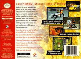 Box back cover for Deadly Arts on the Nintendo N64.