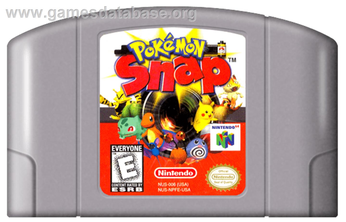 Pokemon Snap Station - Nintendo N64 - Artwork - Cartridge