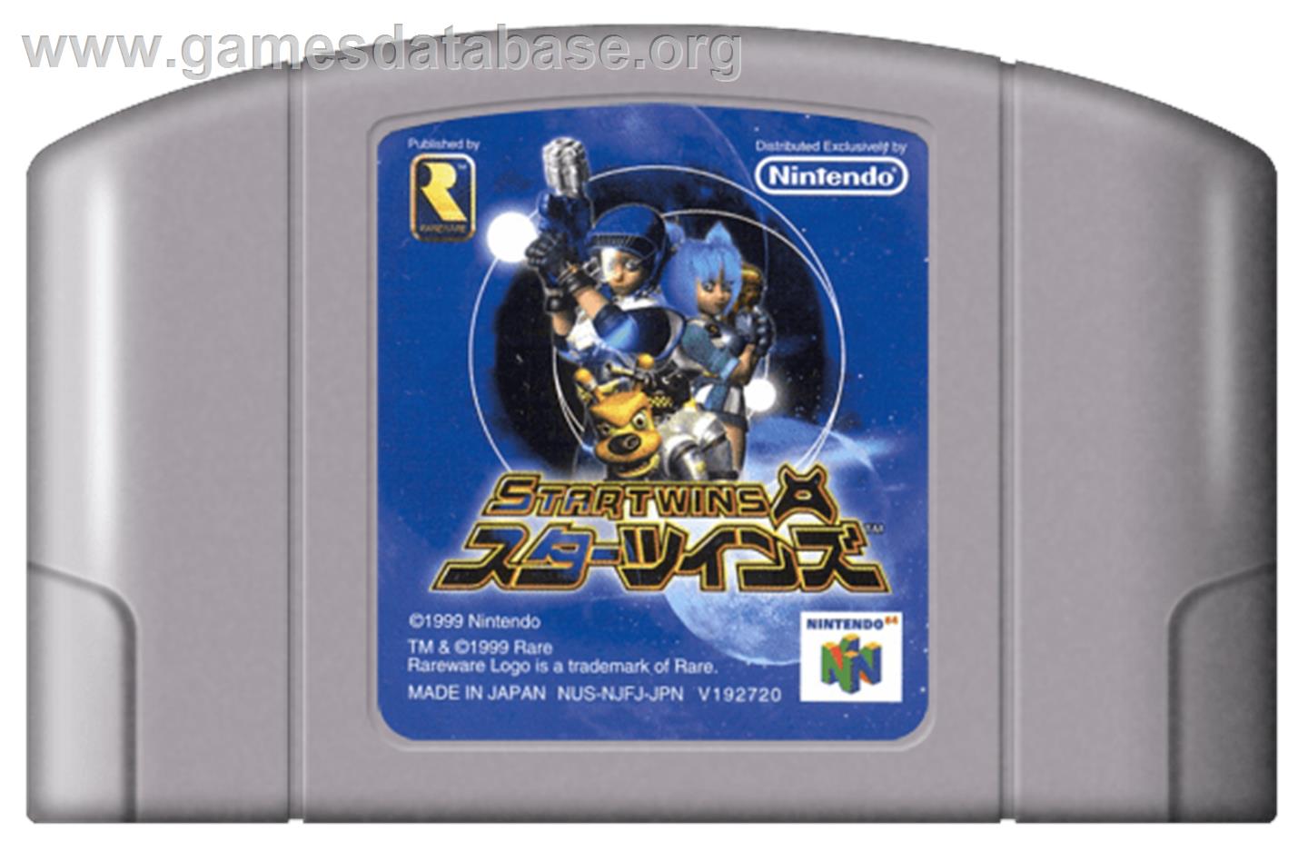 Star Twins - Nintendo N64 - Artwork - Cartridge