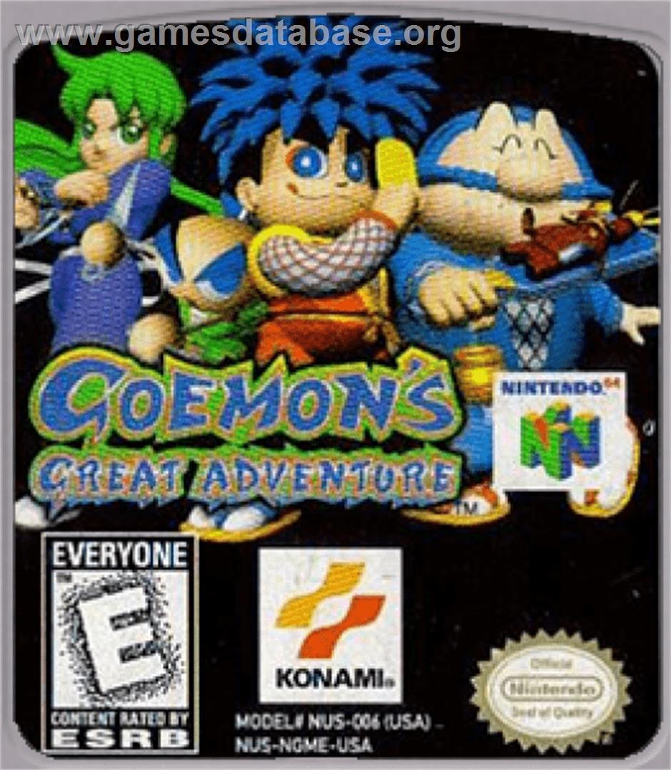 Goemon's Great Adventure - Nintendo N64 - Artwork - Cartridge Top