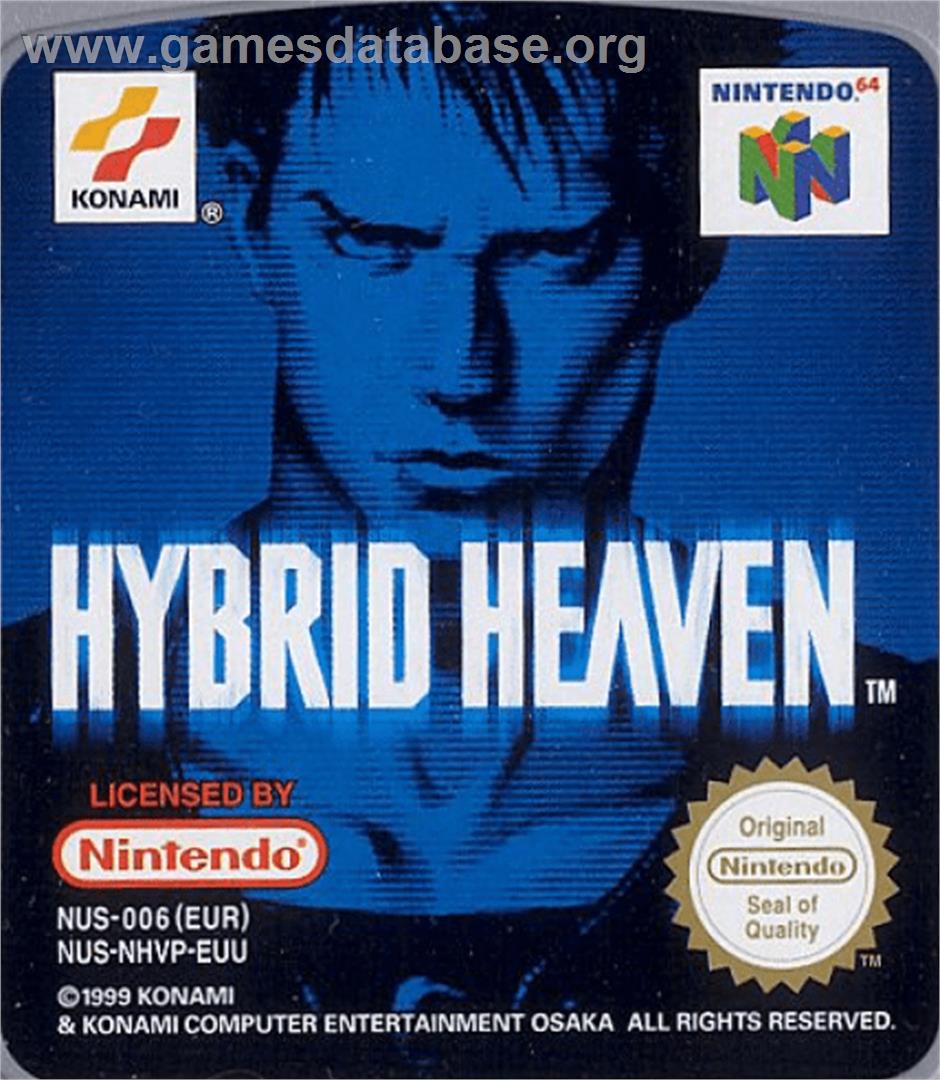 Hybrid Heaven - Nintendo N64 - Artwork - Cartridge Top