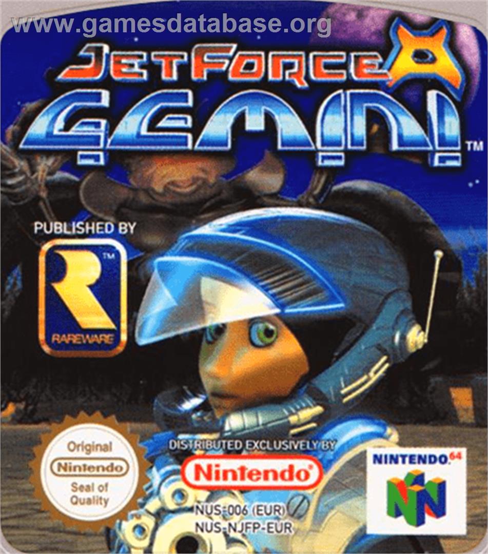 Jet Force Gemini - Nintendo N64 - Artwork - Cartridge Top