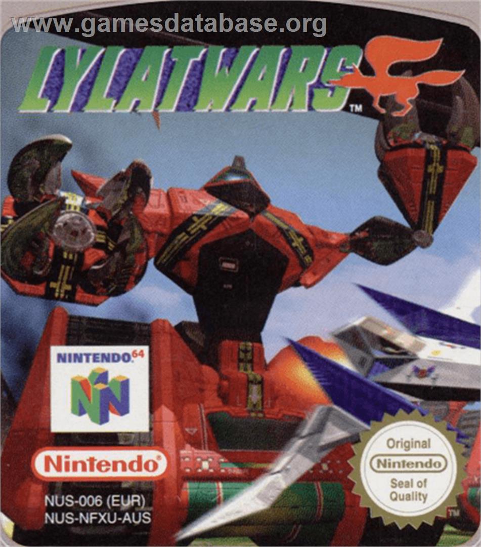 Lylat Wars - Nintendo N64 - Artwork - Cartridge Top