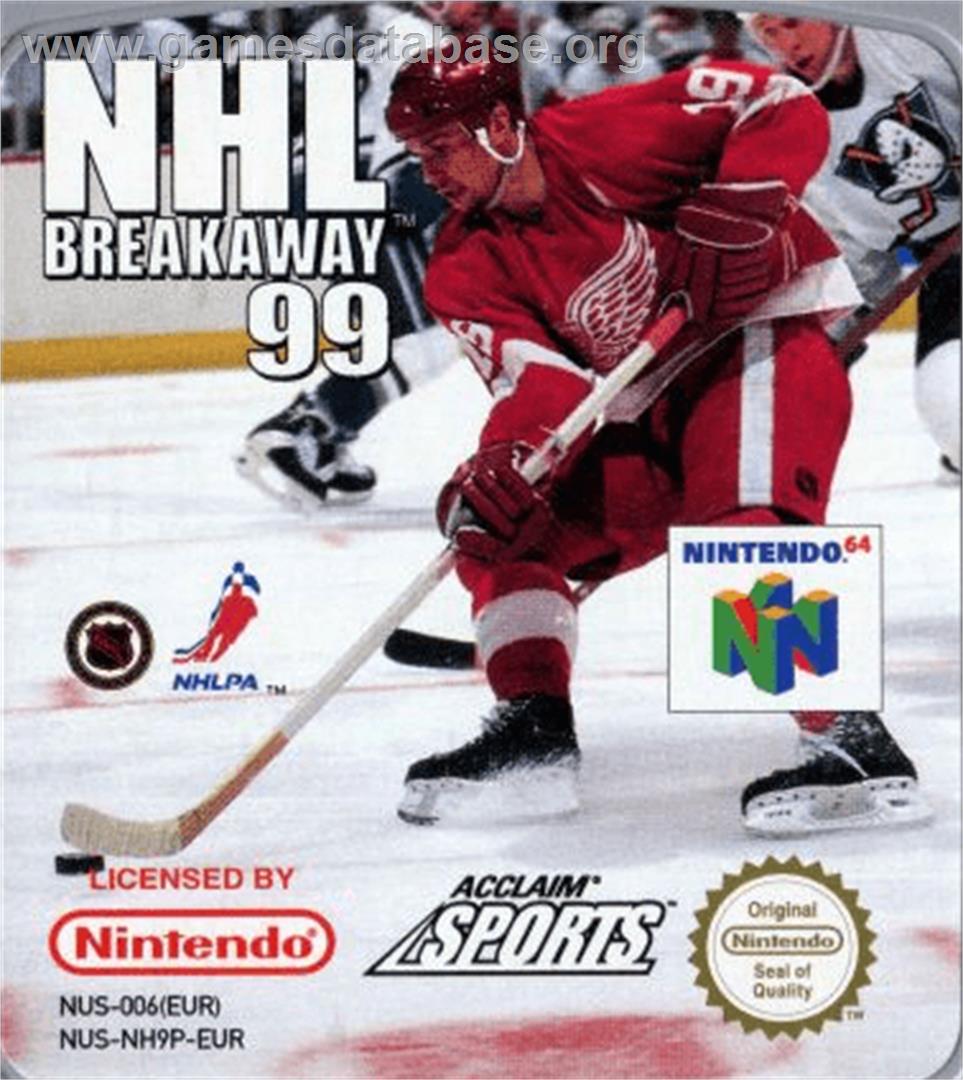 NHL Breakaway 99 - Nintendo N64 - Artwork - Cartridge Top