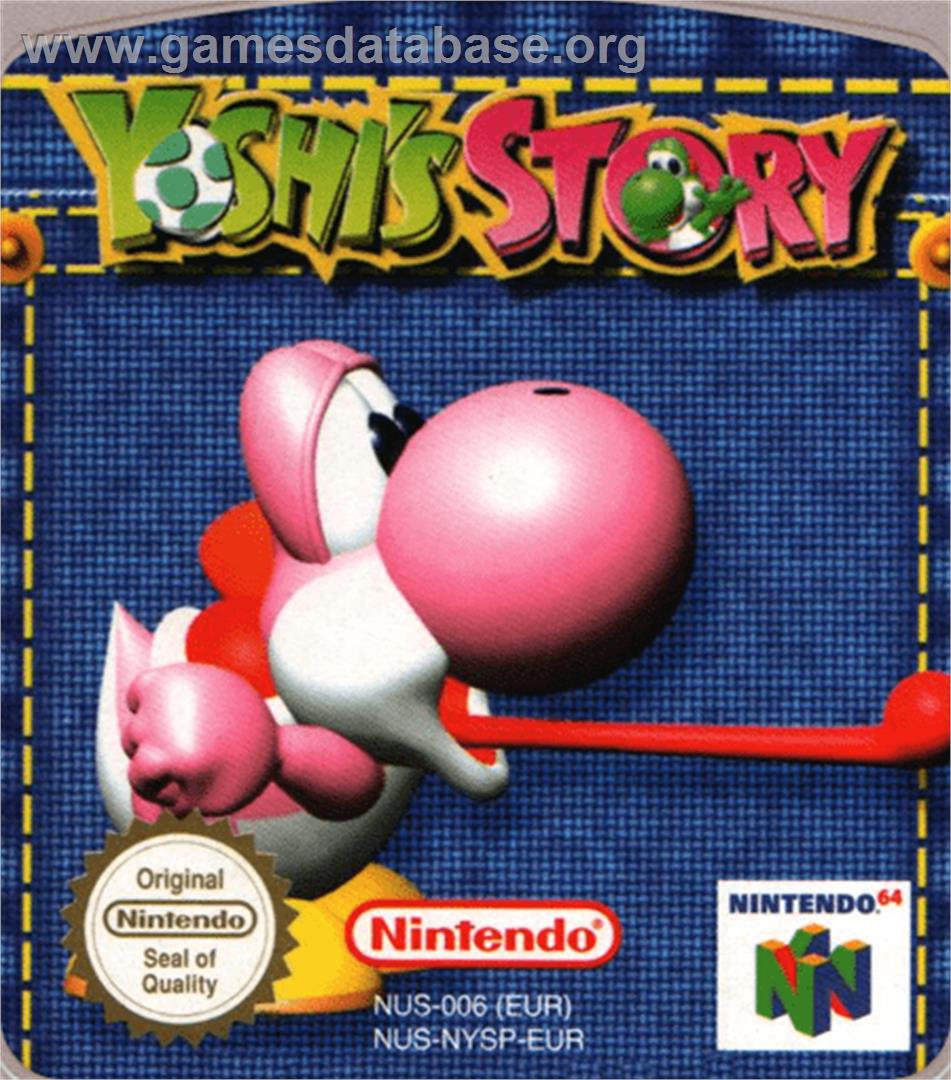 Yoshi's Story - Nintendo N64 - Artwork - Cartridge Top